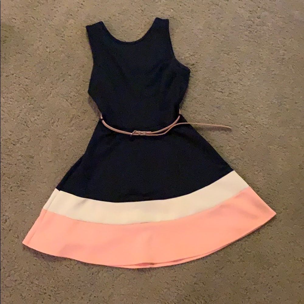 Fit and flare dress.